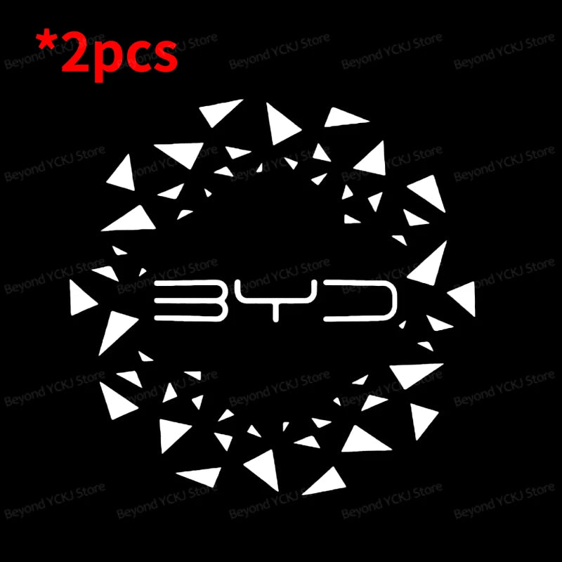 BYD Shark 6 2024–2026 LED Door Puddle Lights – Laser HD Ghost Shadow Projection Welcome Lamp (Set of 2)