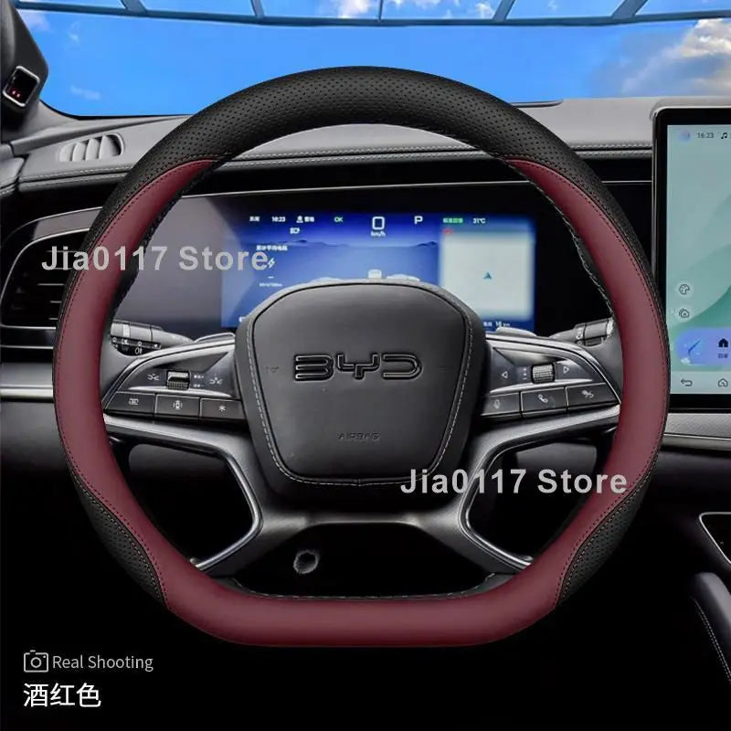 BYD Sealion 7 / Shark 6 / Destroyer 05 Steering Wheel Cover – Non-Slip Breathable Interior Upgrade 2024–2025