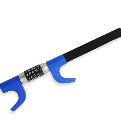 Alloy Steel Combination Steering Wheel Lock – Universal Anti-Theft Security Lock for All Cars