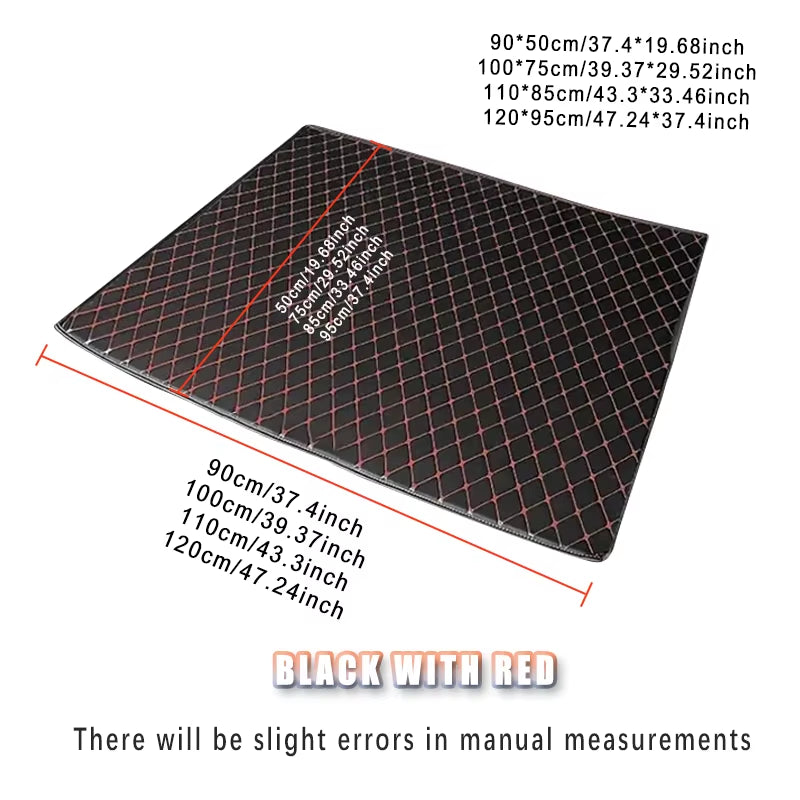 Universal Waterproof Car Boot Mat & Cargo Liner – Heavy Duty Trunk Protector for SUVs, Wagons & Hatchbacks