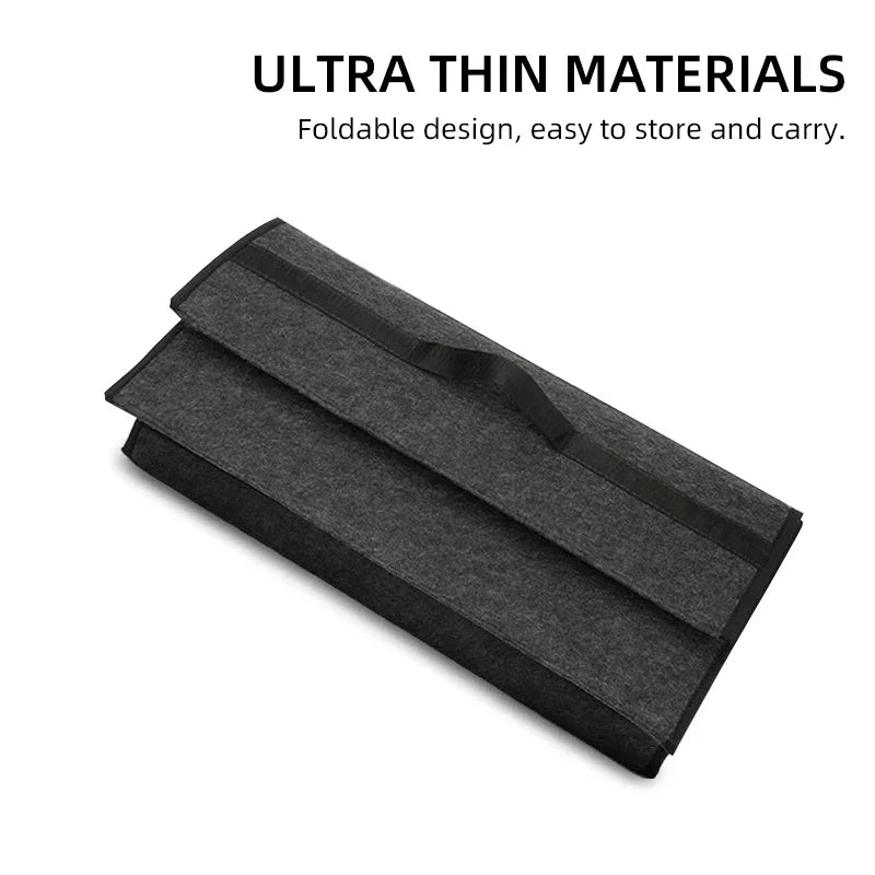 Foldable Felt Car Trunk Organizer – Collapsible Storage Box (Fits Toyota Corolla, Camry, RAV4, Yaris, Hilux & More)