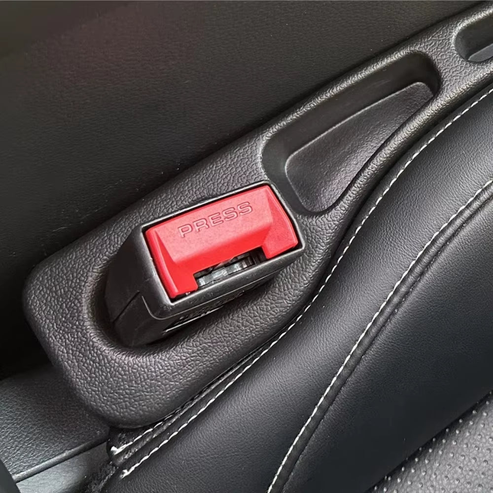 Car Seat Gap Filler & Crevice Storage Organiser – 2-Piece Console Side Pocket Set for All Vehicles