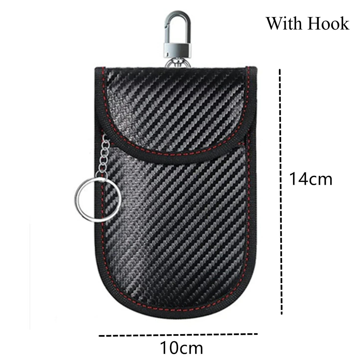 Anti-theft Key Signal Blocker Pouch – RFID Shielding Case for Keyless Entry Car Key Fobs & Cards