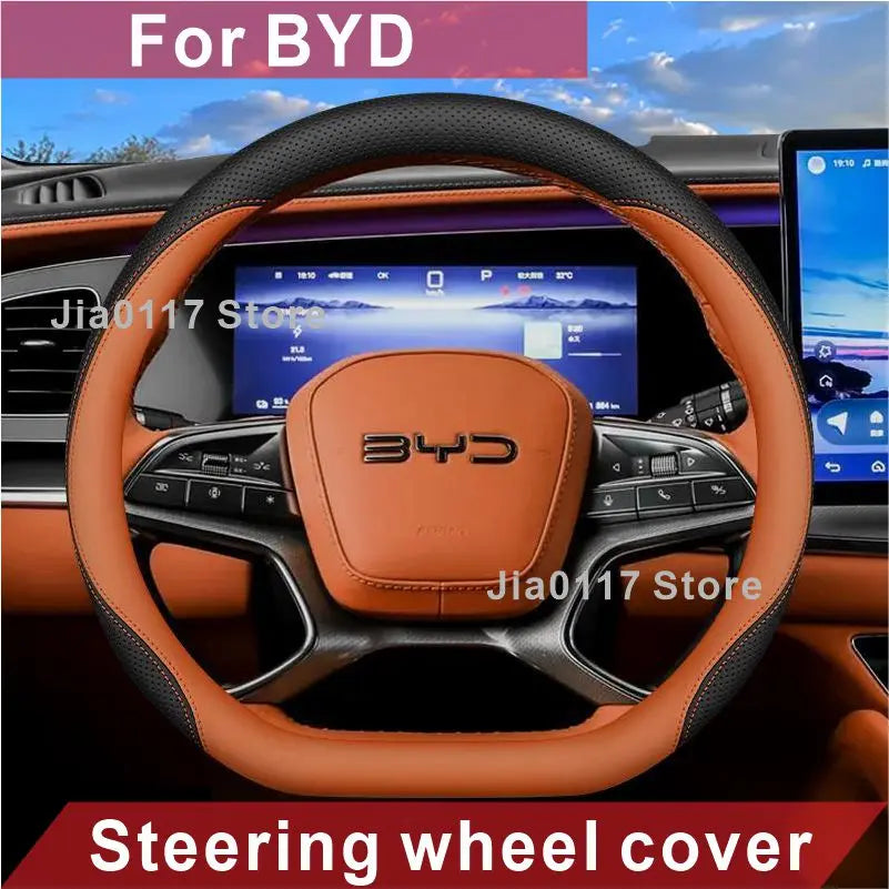 BYD Sealion 7 / Shark 6 / Destroyer 05 Steering Wheel Cover – Non-Slip Breathable Interior Upgrade 2024–2025