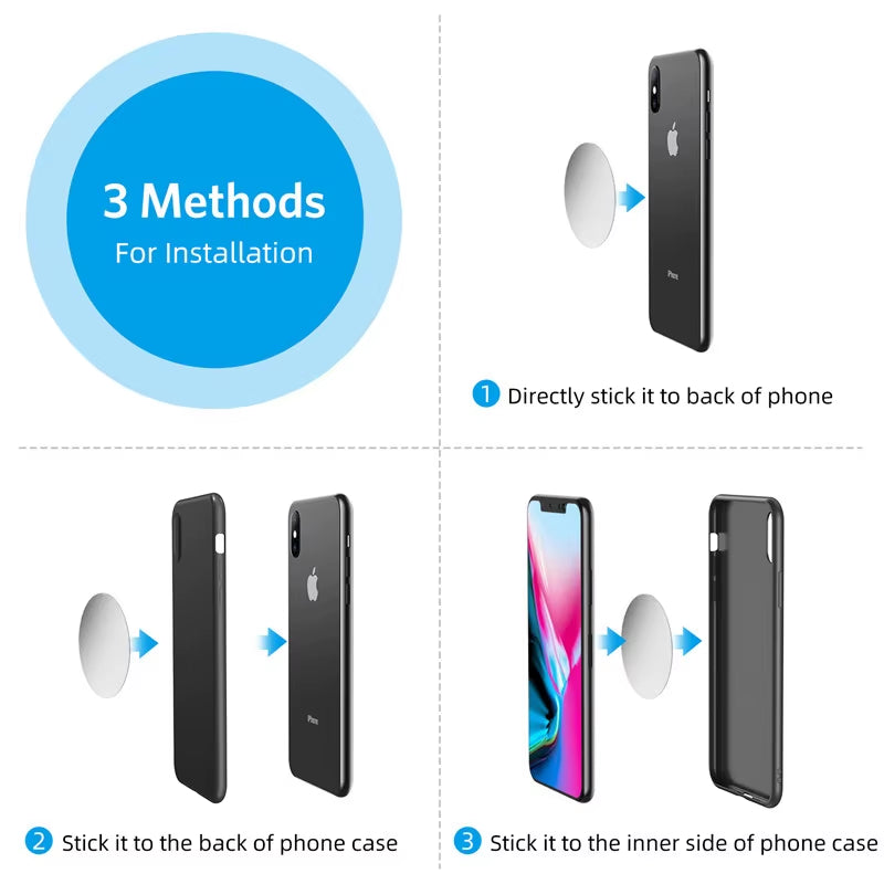 Magnetic Air Vent Car Phone Holder MagSafe Compatible – 360° Rotating Clip Phone Mount 