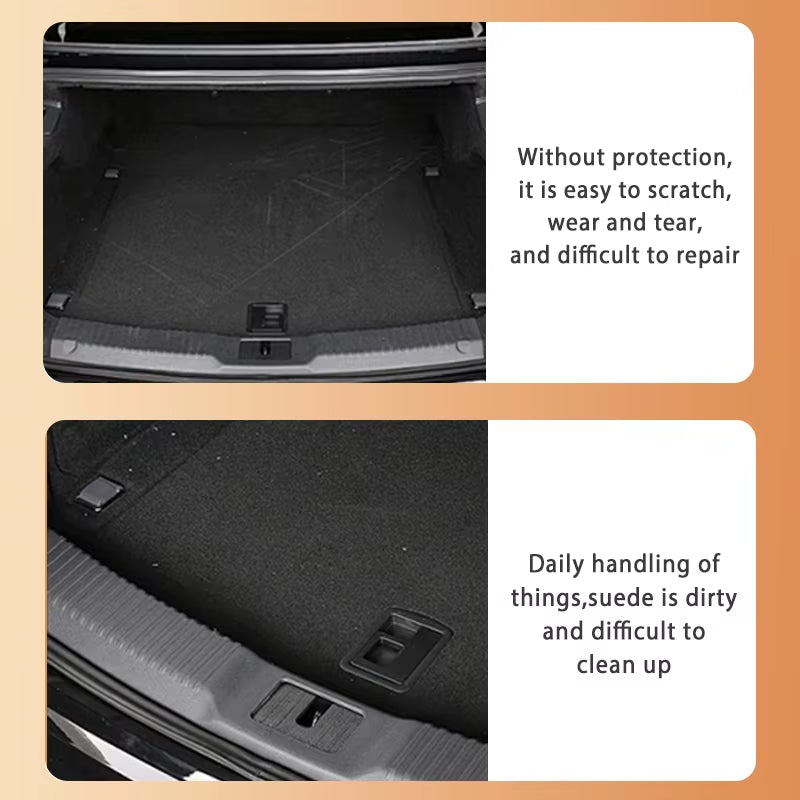 Universal Waterproof Car Boot Mat & Cargo Liner – Heavy Duty Trunk Protector for SUVs, Wagons & Hatchbacks