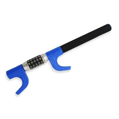 Alloy Steel Combination Steering Wheel Lock – Universal Anti-Theft Security Lock for All Cars