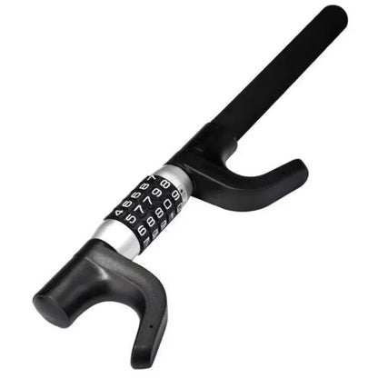 Alloy Steel Combination Steering Wheel Lock – Universal Anti-Theft Security Lock for All Cars