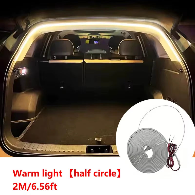 Auto-Sensing LED Boot Light Strip – Wiring-Free Ambient Trunk Lighting for All Cars