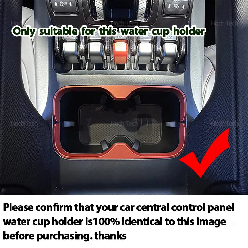BYD Shark 6 2024–2026 Centre Console Cup Holder & Storage Tray – Anti-Slip TPE Drink Holder Insert