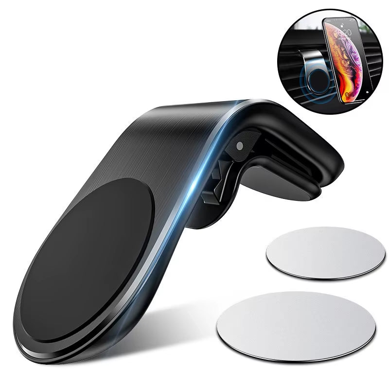 Magnetic Air Vent Car Phone Holder MagSafe Compatible – 360° Rotating Clip Phone Mount 