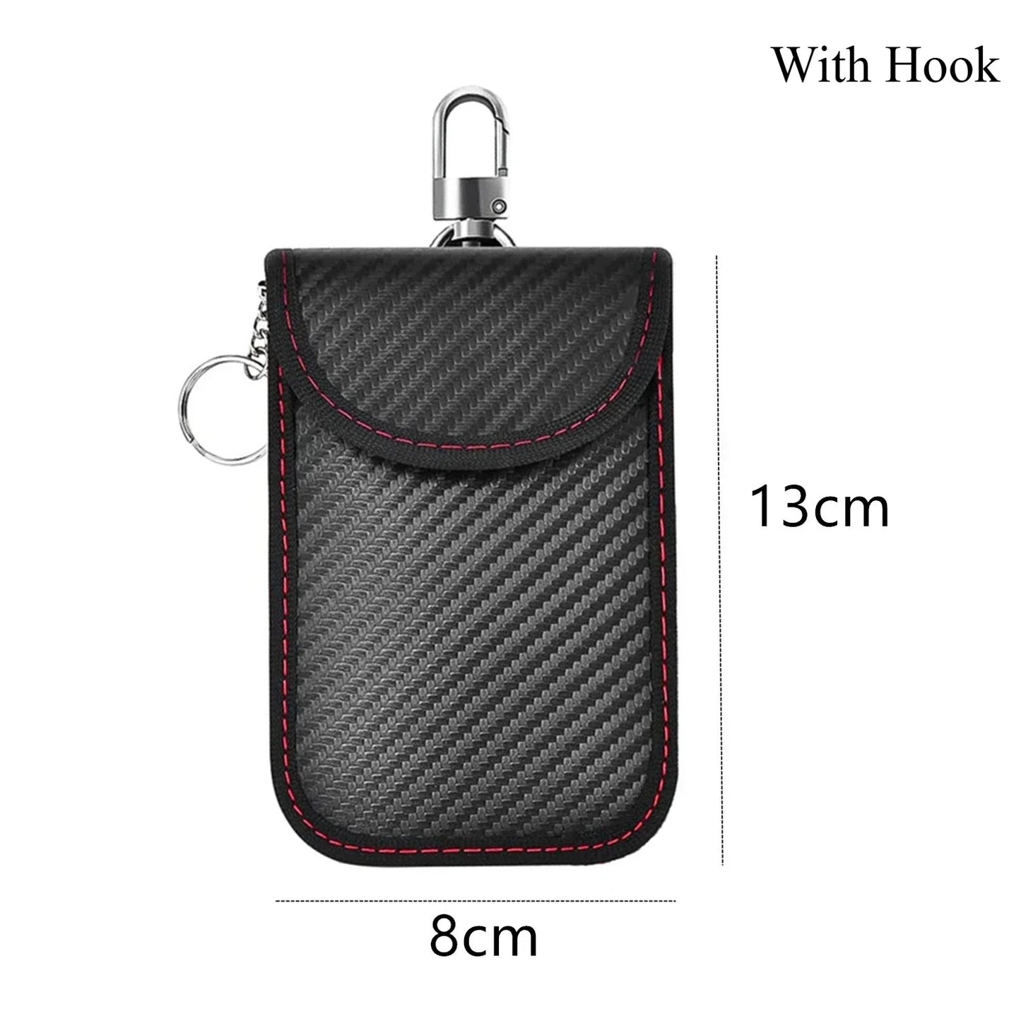 Anti-theft Key Signal Blocker Pouch – RFID Shielding Case for Keyless Entry Car Key Fobs & Cards