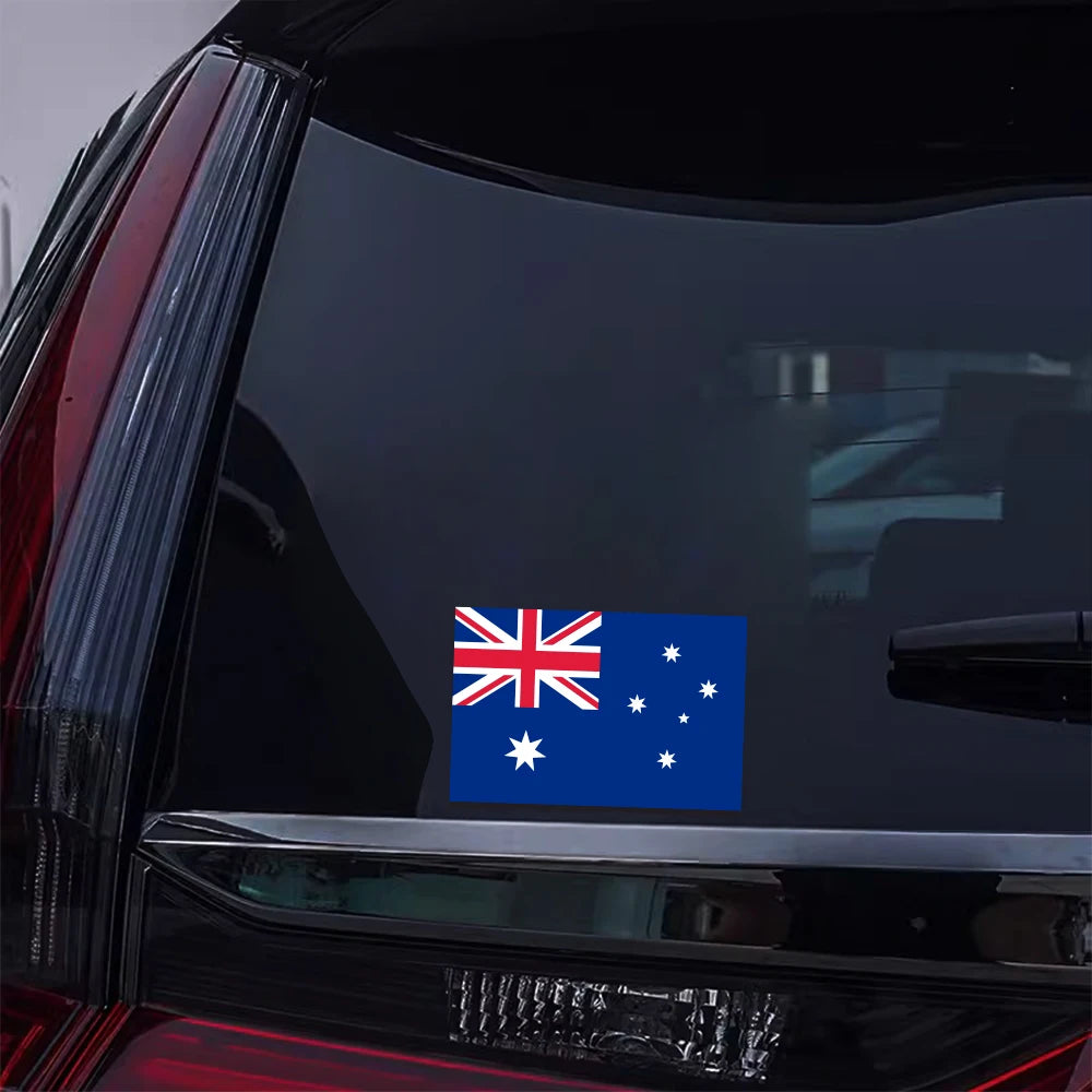 Australian Flag Car Stickers (3-Pack) – Waterproof PVC Decals for Car, Motorcycle & Helmet