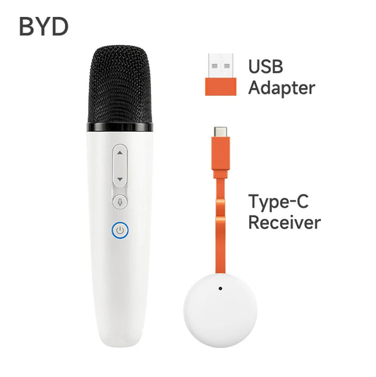 Puremic Karaoke Microphone System for BYD & DENZA – Wireless Car Karaoke with Millions of Songs for All BYD & DENZA Models