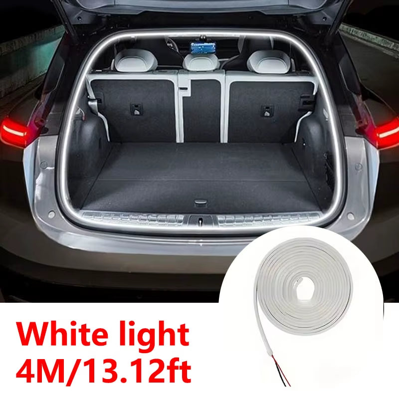 Auto-Sensing LED Boot Light Strip – Wiring-Free Ambient Trunk Lighting for All Cars