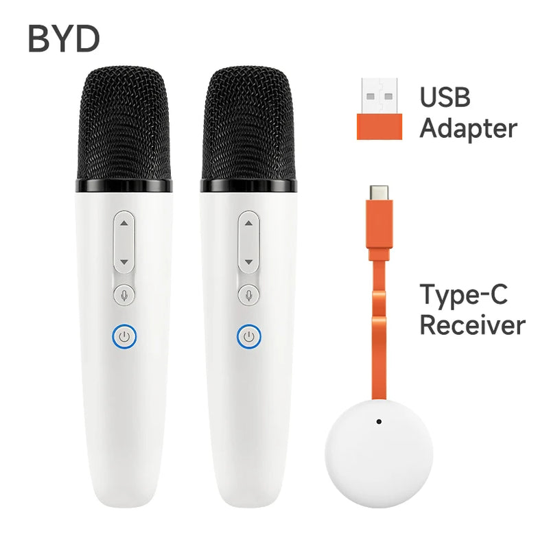 Puremic Karaoke Microphone System for BYD & DENZA – Wireless Car Karaoke with Millions of Songs for All BYD & DENZA Models