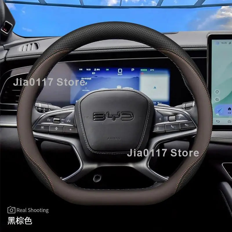 BYD Sealion 7 / Shark 6 / Destroyer 05 Steering Wheel Cover – Non-Slip Breathable Interior Upgrade 2024–2025
