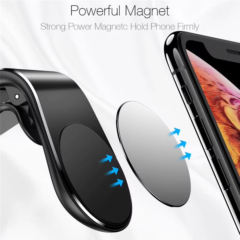 Magnetic Air Vent Car Phone Holder MagSafe Compatible – 360° Rotating Clip Phone Mount 
