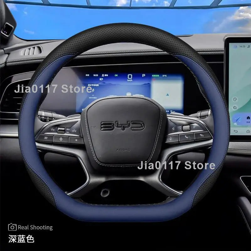 BYD Sealion 7 / Shark 6 / Destroyer 05 Steering Wheel Cover – Non-Slip Breathable Interior Upgrade 2024–2025