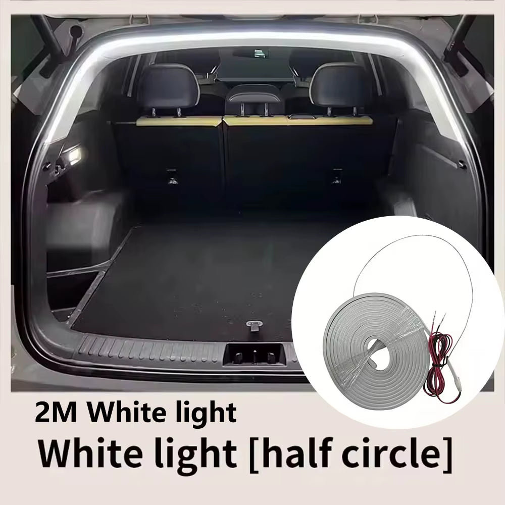 Auto-Sensing LED Boot Light Strip – Wiring-Free Ambient Trunk Lighting for All Cars