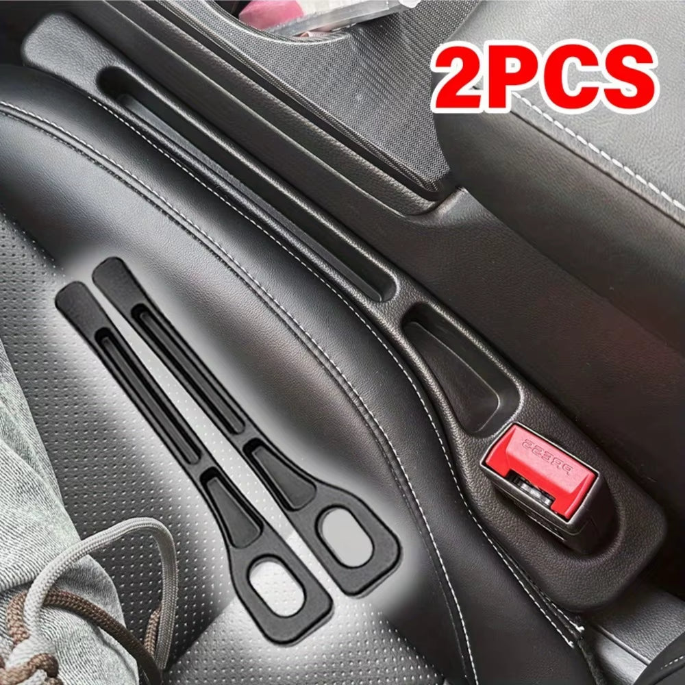 Car Seat Gap Filler & Crevice Storage Organiser – 2-Piece Console Side Pocket Set for All Vehicles