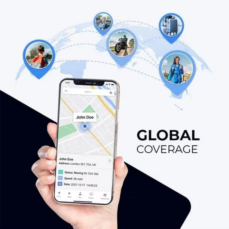 Mini GPS Bluetooth Anti-Loss Tracker – Coin-Sized Magnetic Vehicle & Asset Locator with 6-Month Battery Life