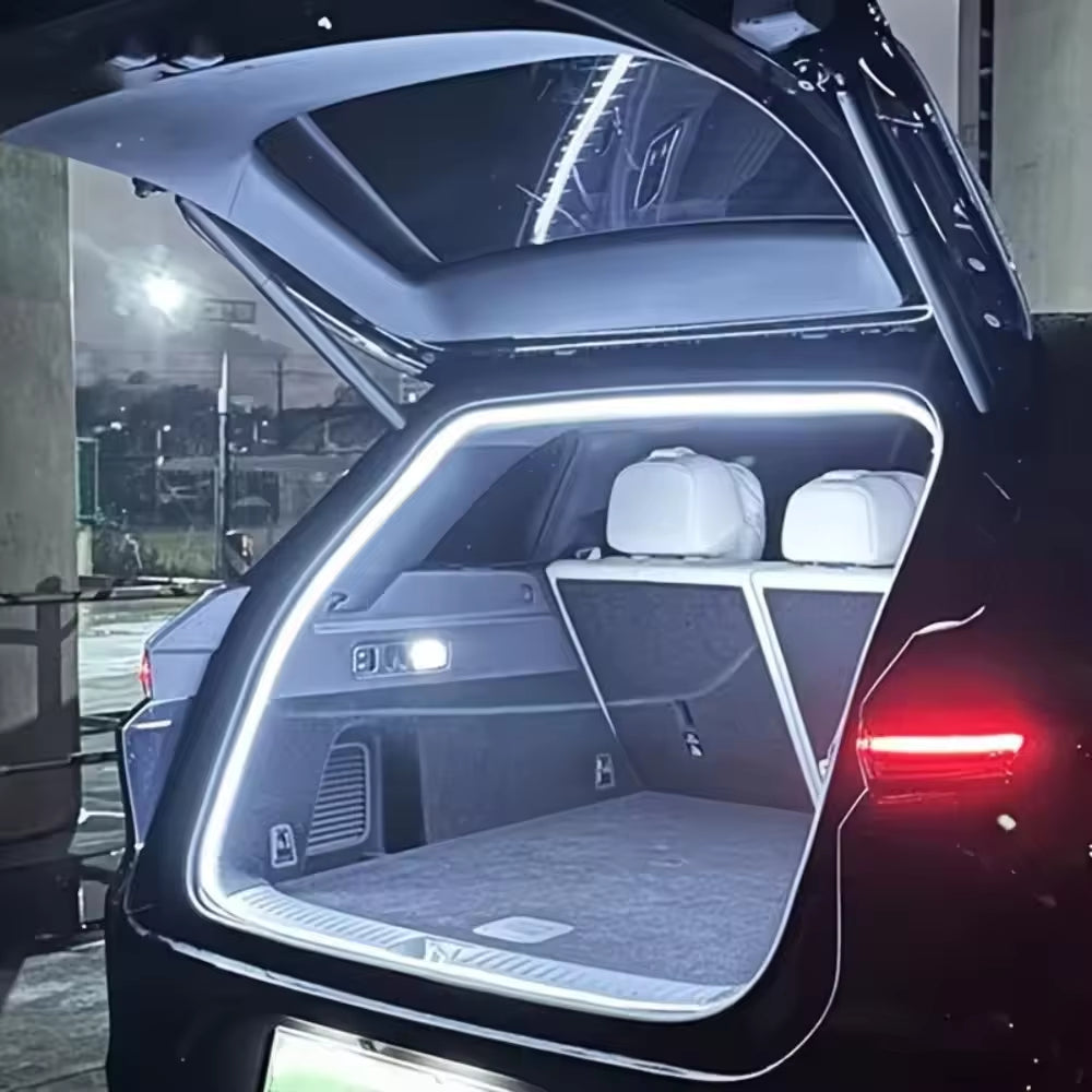 Auto-Sensing LED Boot Light Strip – Wiring-Free Ambient Trunk Lighting for All Cars