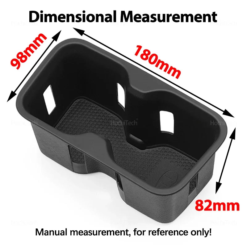 BYD Shark 6 2024–2026 Centre Console Cup Holder & Storage Tray – Anti-Slip TPE Drink Holder Insert