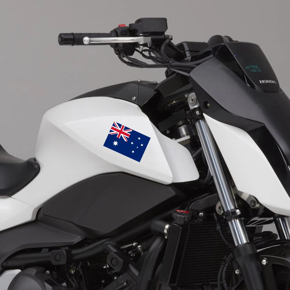 Australian Flag Car Stickers (3-Pack) – Waterproof PVC Decals for Car, Motorcycle & Helmet